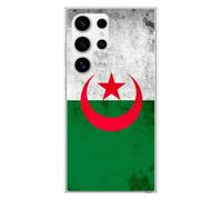 Coque En Silicone - Compatible Samsung Galaxy S24 Ultra - Design Drapeau Algerie