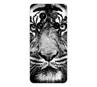 Coque en silicone - Compatible Xiaomi 14 Ultra - design tigre blanc et noir