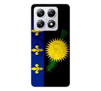 Coque en silicone - Compatible Xiaomi 14T 4G - design drapeau guadeloupe