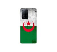 Coque en silicone - Compatible Xiaomi Mi 11T 5G, Xiaomi Mi 11T Pro 5G - design drapeau algerie