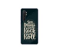 Coque en silicone - Compatible Xiaomi Mi Note 10 Lite - design sex and rock and roll