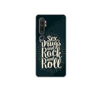 Coque en silicone - Compatible Xiaomi Mi Note 10, Xiaomi Mi Note 10 Pro - design sex and rock and roll