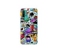 1001 Coques Coque en Silicone imprimée Compatible Xiaomi Redmi 9T Graffiti 2