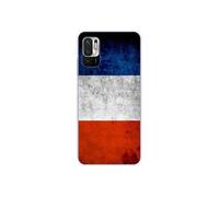 Coque en silicone imprimée compatible Xiaomi Redmi Note 10 5G Drapeau France