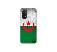 Coque en silicone - Compatible Xiaomi Redmi Note 11 4G - design drapeau algerie
