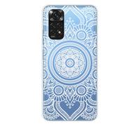 Coque En Silicone - Compatible Xiaomi Redmi Note 11 4g - Design Mandala Blanc