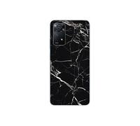 1001 Coques Coque en Silicone imprimée Compatible Xiaomi Redmi Note 11 Pro Redmi Note 11 5G Marbre Noir