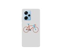 Coque en silicone - Compatible Xiaomi Redmi Note 12 Pro Plus - design bike color hipster