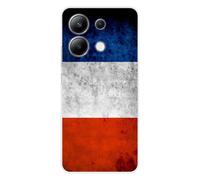 Coque en silicone imprimée compatible Xiaomi Redmi Note 13 4G Drapeau France