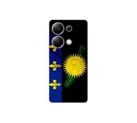 Coque en silicone - Compatible Xiaomi Redmi Note 13 Pro 4G - design drapeau guadeloupe