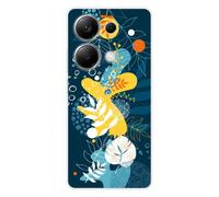 Coque en silicone - Compatible Xiaomi Redmi Note 13 Pro 4G - design sea flowers