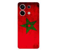 Coque En Silicone - Compatible Xiaomi Redmi Note 13 Pro 5g - Design Drapeau Maroc
