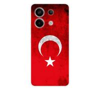 Coque En Silicone - Compatible Xiaomi Redmi Note 13 Pro 5g - Design Drapeau Turquie