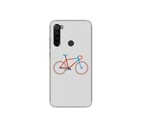 Coque en silicone - Compatible Xiaomi Redmi Note 8 - design bike color hipster