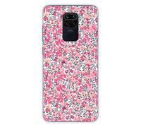 1001coques Coque de Téléphone Compatible pour Xiaomi Redmi Note 9, Design Liberty Wiltshire Rose, Imprimée en France, Étui Souple en Silicone, Housse de Protection.