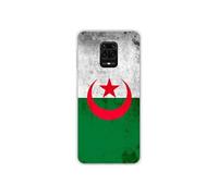Coque en silicone - Compatible Xiaomi Redmi Note 9S - design drapeau algerie