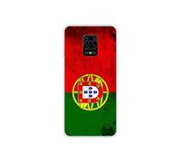 Coque en silicone - Compatible Xiaomi Redmi Note 9S - design drapeau portugal