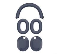 Coque en silicone confortable pour casque Sony WH1000XM6, résistante à la transpiration et facile à entretenir (blanc)