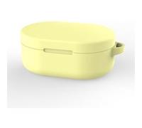 Coque en silicone couleur unie jaune pour votre Xiaomi Mi Airdots Youth Edition/Redmi Airdots G
