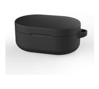 Coque en silicone couleur unie noir pour votre Xiaomi Mi Airdots Youth Edition/Redmi Airdots G