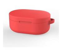 Coque en silicone couleur unie rouge pour votre Xiaomi Mi Airdots Youth Edition/Redmi Airdots G