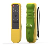 Coque en silicone crocodile pour LG Magic Remote MR25GA (séries OLED 2025 C5 B5 G5 M5), avec une meilleure adhérence, anti-chocs, antidérapant et lavable, couverture unique pour télécommande LG Smart