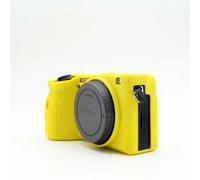 Coque en Silicone de haute qualité pour Sony A6600 ILCE-6600,étui de protection d'appareil photo,coque souple en caoutchouc,épaule DSLR - Type YELLOW