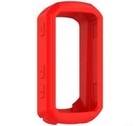 Coque en silicone, demi-coque de protection anti-chute et antichoc pour Garmin Edge 850/550 (rouge)