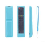 Coque en silicone discrète pour télécommande Hisense 22601 offrant une épaisseur minimale ajoutée et une utilisation maximale (bleu brillant)