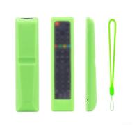 Coque en silicone discrète pour télécommande Hisense 22601 offrant une épaisseur minimale ajoutée et une utilisation maximale (vert brillant)