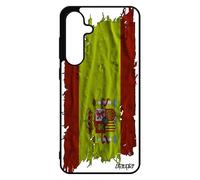 utaupia Coque en Silicone Drapeau Espagne Espagnol pour pour Samsung Galaxy S24 FE Football Antichoc Foot 4G Housse alu Tissu jo