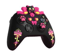 Coque en silicone et Joystick Capsules pour Xbox Series X / S Controller Manette - Chat Mignon Noir