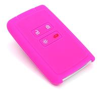 Coque en silicone Finest-Folia - Pour e voiture à 4 boutons rose fluorescent