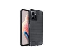 Coque en silicone Forcell Carbon pour Xiaomi Redmi Note 12 4G Noir