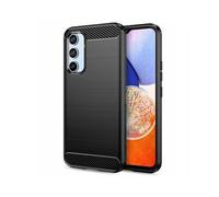 Coque en Silicone Forcell Carbone Noire pour Samsung Galaxy A17