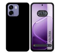 Coque en silicone gel TPU noire pour Oppo A6x / A6k