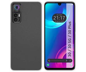 Coque en Silicone Gel TPU Transparent pour TCL 30/30 5G/30 Plus