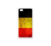 Coque en silicone Huawei P8 - Drapeau Belgique