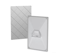 Coque en silicone imperméable pour Starlink Gen3 avec absorption des chocs et résistance aux roches dans une finition grise élégante (gris)