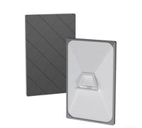 Coque en silicone imperméable pour Starlink Gen3 offrant une protection antichoc contre les chutes et les dommages causés par la grêle dans une finition grise élégante (noir)