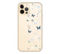 Coque en silicone imprimée compatible Apple iPhone 12 Pro Butterfly