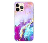 Coque en silicone imprimée compatible Apple iPhone 13 Pro Max Colorful
