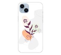Coque en silicone imprimée compatible Apple iPhone 14 Plus Blossom