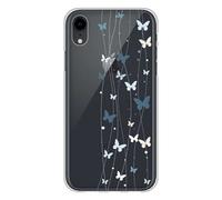 Coque en silicone imprimée compatible Apple iPhone XR Butterfly