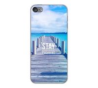 Coque en silicone imprimée compatible Apple iPod Touch 5 iPod Touch 6 Stay positive