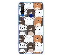 Coque en silicone imprimée compatible Huawei Honor 9X Réunion de Nounours