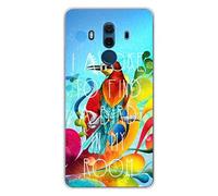 Coque en silicone imprimée compatible Huawei Mate 10 Pro Mocking bird