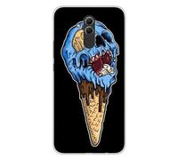 Coque en silicone imprimée compatible Huawei Mate 20 Lite Ice cream skull