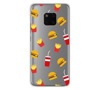 Coque en silicone imprimée compatible Huawei Mate 20 Pro Fast food