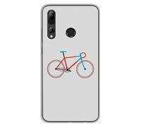 Coque en silicone imprimée compatible Huawei P Smart Plus 2019 Bike color Hipster